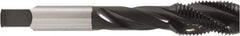 Accupro - 3/4-16 4 Flute 2B Modified Bottoming Spiral Flute Tap - Cobalt, Oxide Finish, 4-1/4" OAL, Right Hand Flute, Right Hand Thread, H5 - USA Tool & Supply