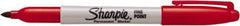 Dymo - Racey Red Permanent Marker - Fine Tip - USA Tool & Supply