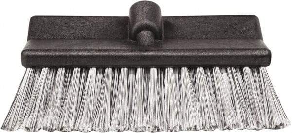 Harper Brush - 10" OAL, Vehicle Brush - Black Flagged Plastic Bristles, 2-1/4" Trim Length - USA Tool & Supply