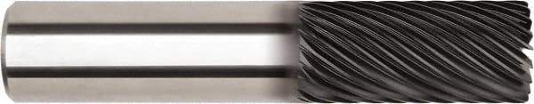 Kennametal - 1/2", 9 Flute, Solid Carbide, 1.524mm Corner Radius End Mill - 2-1/2" OAL, 36° Helix, 1" LOC, Right Hand Cut - USA Tool & Supply