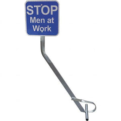 Railhead Corporation - "STOP Crew At Work," 12" Wide x 12" High Aluminum Warning & Safety Reminder Sign - USA Tool & Supply