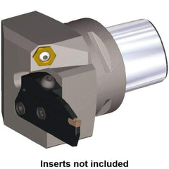 Kennametal - System Size PSC50, Left Hand Cut, 55.5mm Max Depth of Cut, 22mm Max Width of Cut, Modular Cutoff Cutting Unit Head - Beyond Evolution Blades Insert Style, 2.185" Head Length, 0.866" Center to Cutting Edge, Series Beyond Evolution - USA Tool & Supply