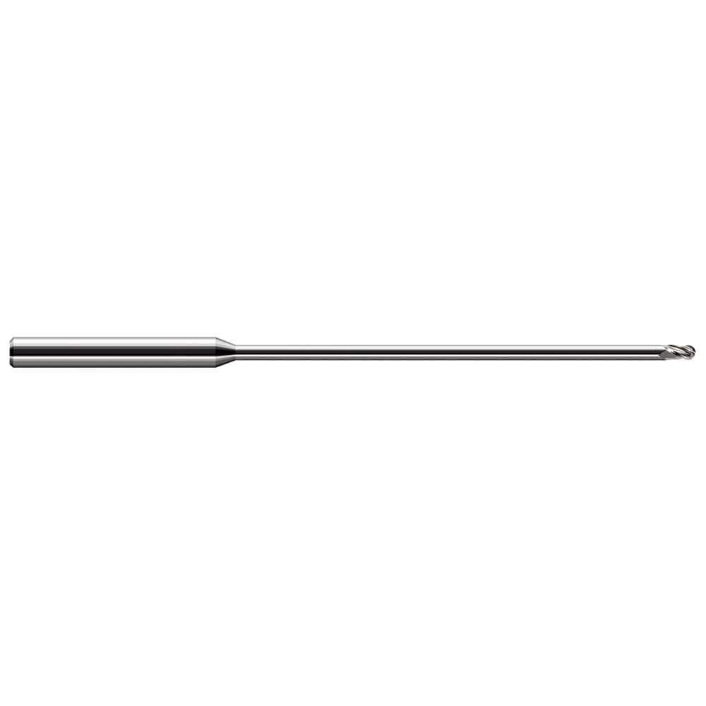 Harvey Tool - Ball End Mills; Mill Diameter (Inch): 3/32 ; Mill Diameter (Decimal Inch): 0.0930 ; Number of Flutes: 3 ; Length of Cut (Inch): 9/64 ; Length of Cut (Decimal Inch): 0.1400 ; Material: Solid Carbide - Exact Industrial Supply