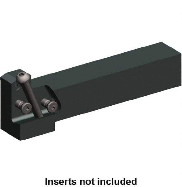 Kennametal - Right Hand Cut, 1-1/4" Max Workpc Diam, Beyond Evolution Blades Insert, Indexable Cutoff Toolholder - 1-1/4" Max Depth of Cut, 1-1/4" Shank Width, 1-1/4" Shank Height, 6" OAL - USA Tool & Supply