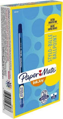 Paper Mate - 1mm Ball Point Ball Point Pen - Blue - USA Tool & Supply