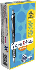 Paper Mate - 1mm Ball Point Retractable Ball Point Pen - Black - USA Tool & Supply