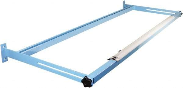 Proline - Workbench & Workstation Overhead Light Frame/Fixture - 24" Deep, Use with 72" Proline Bench - USA Tool & Supply