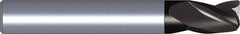 Kennametal - 16mm, 3 Flute, Single End, Solid Carbide, Corner Chamfer End Mill - 82mm OAL, 30° Helix, Right Hand Flute, 16mm LOC, Right Hand Cut - USA Tool & Supply