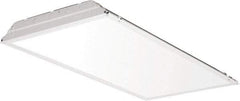 Lithonia Lighting - 0 Lamps, 39 Watts, 2' x 4', LED Lamp Troffer - 120/277 Volt, Dimmable, Acrylic Diffuser, Steel Troffer - USA Tool & Supply