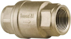 BONOMI - 1" Stainless Steel Check Valve - Spring Check, NPT, 800 WOG - USA Tool & Supply