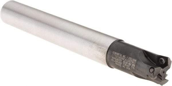 Kennametal - 1" Cut Diam, 1.5mm Max Depth, 1" Shank Diam, Cylindrical Shank Indexable High-Feed End Mill - Screw Holding Method, XD..090408 Insert, 7792VXD09 Toolholder, Through Coolant - USA Tool & Supply