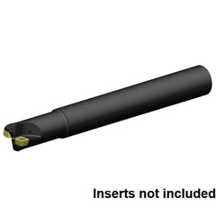 Kennametal - 32mm Cut Diam, 1.5mm Max Depth, 32mm Shank Diam, Cylindrical Shank Indexable High-Feed End Mill - Screw Holding Method, XD..0904.. Insert, 7792VXD09 Toolholder, Through Coolant - USA Tool & Supply