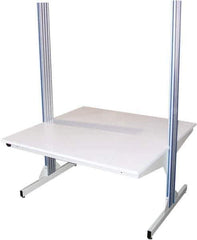 Proline - Steel Bull Nose Edge Workbench & Workstation Add On Work Bench - 60" Deep, Use with Proline Dimension Next Series - USA Tool & Supply
