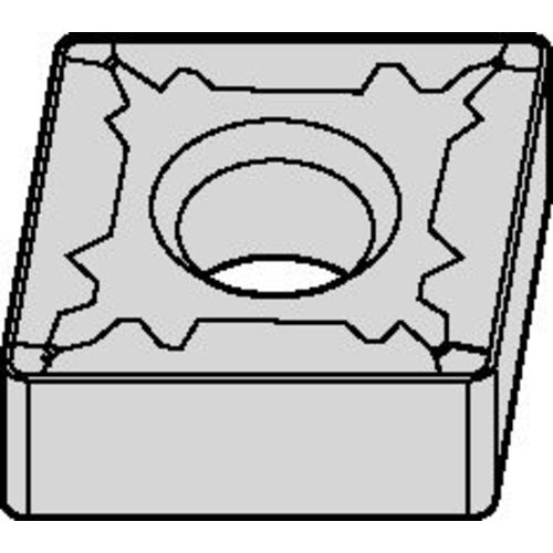 CNMG 431 Double-sided|G TN2000, 1/64″ Corner Radius, 3/16″ Thick, 1/2″ Inscribed Circle, TiN, Turning Indexable Insert - USA Tool & Supply