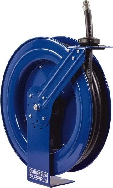 CoxReels - 50' Spring Retractable Hose Reel - 300 psi, Hose Included - USA Tool & Supply