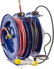 CoxReels - 50' Spring Retractable Hose Reel - 300 psi, Hose Included - USA Tool & Supply