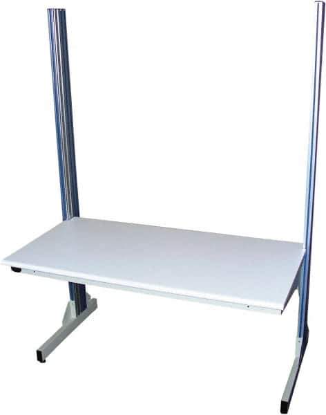 Proline - Steel Bull Nose Edge Workbench & Workstation Add On Work Bench - 30" Deep, Use with Proline Dimension Next Series - USA Tool & Supply