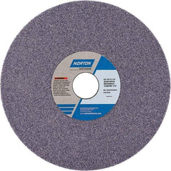 Norton - 7" Diam x 1-1/4" Hole x 1/2" Thick, H Hardness, 46 Grit Surface Grinding Wheel - Aluminum Oxide, Type 1, Coarse Grade, Vitrified Bond - USA Tool & Supply