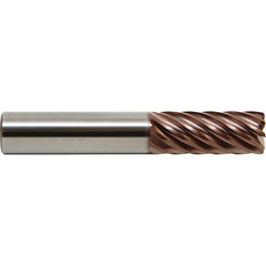 16.0mm Dia. × 16.0mm Shank × 42 mm DOC × 92 mm OAL, Carbide, ALTima® Xtreme, 9 Flute, Straight, Corner Radius, Solid End Mill - Exact Industrial Supply