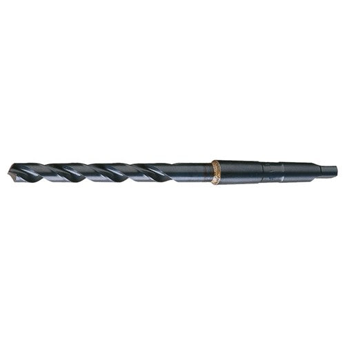 33/64 RHS / RHC HSS 118 Degree Radial Point General Purpose Taper Shank Drill - Steam Oxide - Exact Industrial Supply