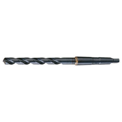61/64 RHS / RHC HSS 118 Degree Radial Point General Purpose Taper Shank Drill - Steam Oxide