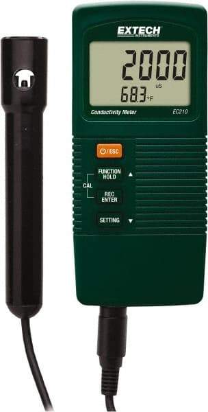 Extech - Conductivity/TDS Meter - 32 to 122°F, Conductivity Probe - USA Tool & Supply