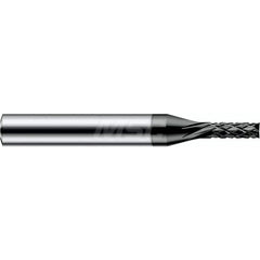 Harvey Tool - 3/32" Diam, 0.279" LOC, 1/8" Shank Diam, 7-Flute End Mill-End Diamond-Pattern Router Bit - Exact Industrial Supply