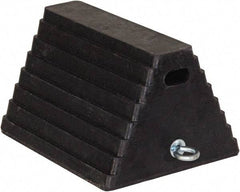Buyers Products - 10" Wide x 6" High x 8" Deep, Rubber Wheel Chock - USA Tool & Supply