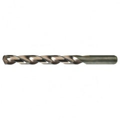 #21 RHS / RHC HSS-CO 8% (M42) 135 Degree Split Point Heavy Duty Cobalt Drill - Straw / Gold Oxide - USA Tool & Supply