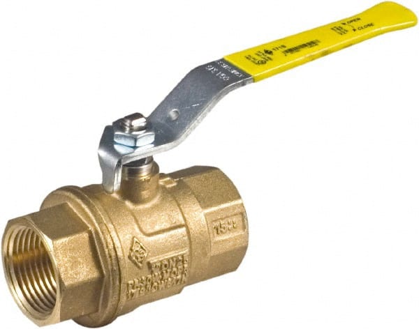 BONOMI - 3" Pipe, Full Port, Brass Ball Valve - Exact Industrial Supply