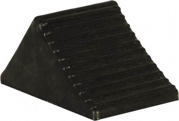Buyers Products - 5" Wide x 5" High x 6" Deep, Rubber Wheel Chock - USA Tool & Supply