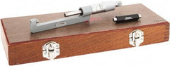 SPI - 2 to 3" Range, Mechanical Hub Micrometer - 0.0001" Graduation, 0.0002" Accuracy, Rotating Spindle - USA Tool & Supply