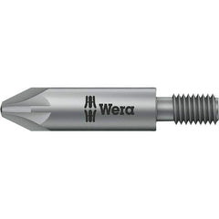 Wera - 5mm Drive, #2 Pozidriv Screwdriver Bit - 1-3/8" OAL - USA Tool & Supply