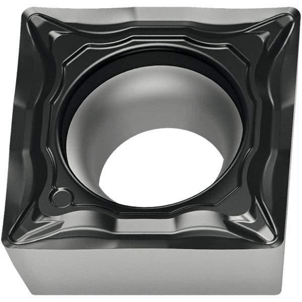 Walter - SCMT32.52 FM4 Grade WMP20S Carbide Turning Insert - 90° Square, 3/8" Inscr Circle, 5/32" Thick, 1/32" Corner Radius - USA Tool & Supply