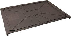 Made in USA - 17-1/2" Wide x 1" High, Gray Bin Cover - Use with Barracuda Box - USA Tool & Supply