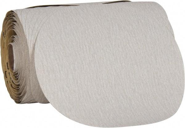 SIA Abrasives - 6" Diam, 120 Grit Aluminum Oxide Adhesive PSA Disc - Fine Grade, B Weighted Paper Backing, For Low Speed Dual-Action Sanders, Orbital Sanders - USA Tool & Supply