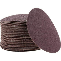 SIA Abrasives - 5" Diam, 40 Grit Aluminum Oxide Adhesive PSA Disc - Very Coarse Grade, D Weighted Paper Backing, For Low Speed Dual-Action Sanders, Orbital Sanders - USA Tool & Supply