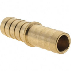 Value Collection - Hose Barb x Hose Barb Hose Mender - 1/2" ID Hose, Brass - USA Tool & Supply