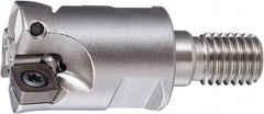 OSG - 26mm Cut Diam, 35mm Max Depth, M12 Modular Connection Indexable High-Feed End Mill - Screw Holding Method, PHC Insert, PHC Toolholder, Through Coolant - USA Tool & Supply