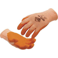 Tilsatec - Size L (9), ANSI Cut Lvl A9, Puncture Lvl 4, Abrasion Lvl 4, Latex Coated Cut & Puncture Resistant Gloves - USA Tool & Supply