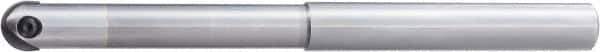 OSG - 10mm Cut Diam, 10mm Max Depth of Cut, 10mm Shank Diam, 130mm OAL, Indexable Ball Nose End Mill - Straight Shank, PFB Toolholder, PFB Insert - USA Tool & Supply