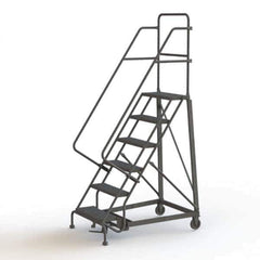 TRI-ARC - Rolling & Wall Mounted Ladders & Platforms Type: Rolling Warehouse Ladder Style: Rolling Safety Ladder - USA Tool & Supply