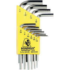 12PC HEX END L-WRENCH ST BRITEGUARD - USA Tool & Supply