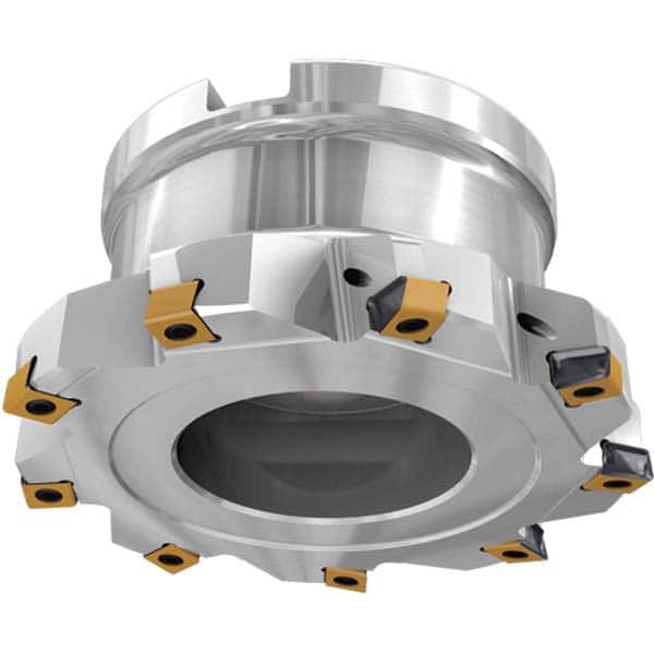 Iscar - Indexable Square-Shoulder Face Mills Cutting Diameter (mm): 127.00 Cutting Diameter (Decimal Inch): 5.0000 - USA Tool & Supply