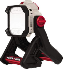 Porter-Cable - 20 Volts, 1800 Lumens, Cordless Work Light - Black/Gray, 8 hr Run Time - USA Tool & Supply