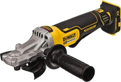 DeWALT - 5" Wheel Diam, 9,000 RPM, Cordless Angle & Disc Grinder - 5/8-11 Spindle, 20 Volts - USA Tool & Supply