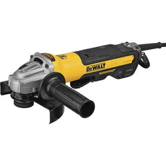 DeWALT - 5 & 6" Wheel Diam, 9,000 RPM, Corded Angle & Disc Grinder - 5/8-11 Spindle, 13 Amps - USA Tool & Supply