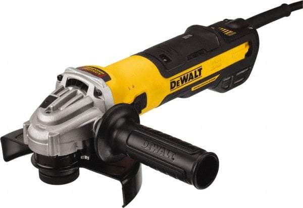 DeWALT - 5 & 6" Wheel Diam, 9,000 RPM, Corded Angle & Disc Grinder - 5/8-11 Spindle, 13 Amps - USA Tool & Supply