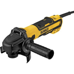 DeWALT - 5" Wheel Diam, 10,500 RPM, Corded Angle & Disc Grinder - 5/8-11 Spindle, 13 Amps - USA Tool & Supply