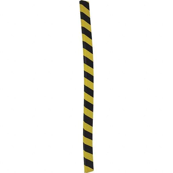 Vestil - 36" Long, Foam Edge Guard - Yellow/Black - USA Tool & Supply